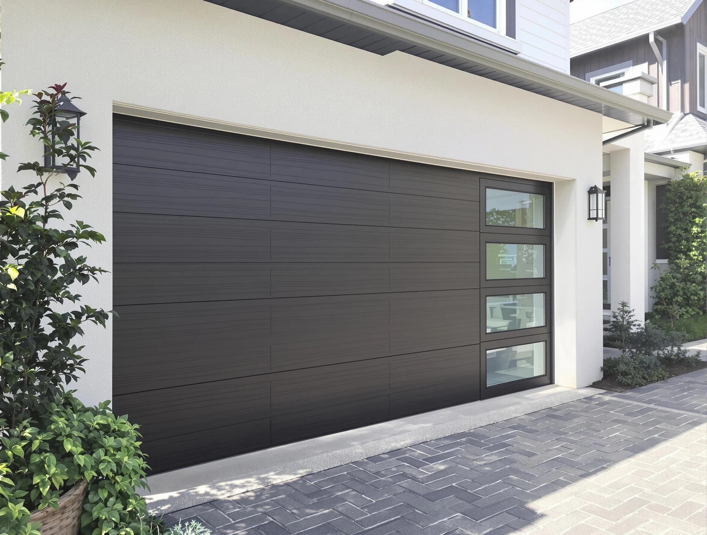 Custom garage door installation by Brentwood Garage Door Repair in Brentwood