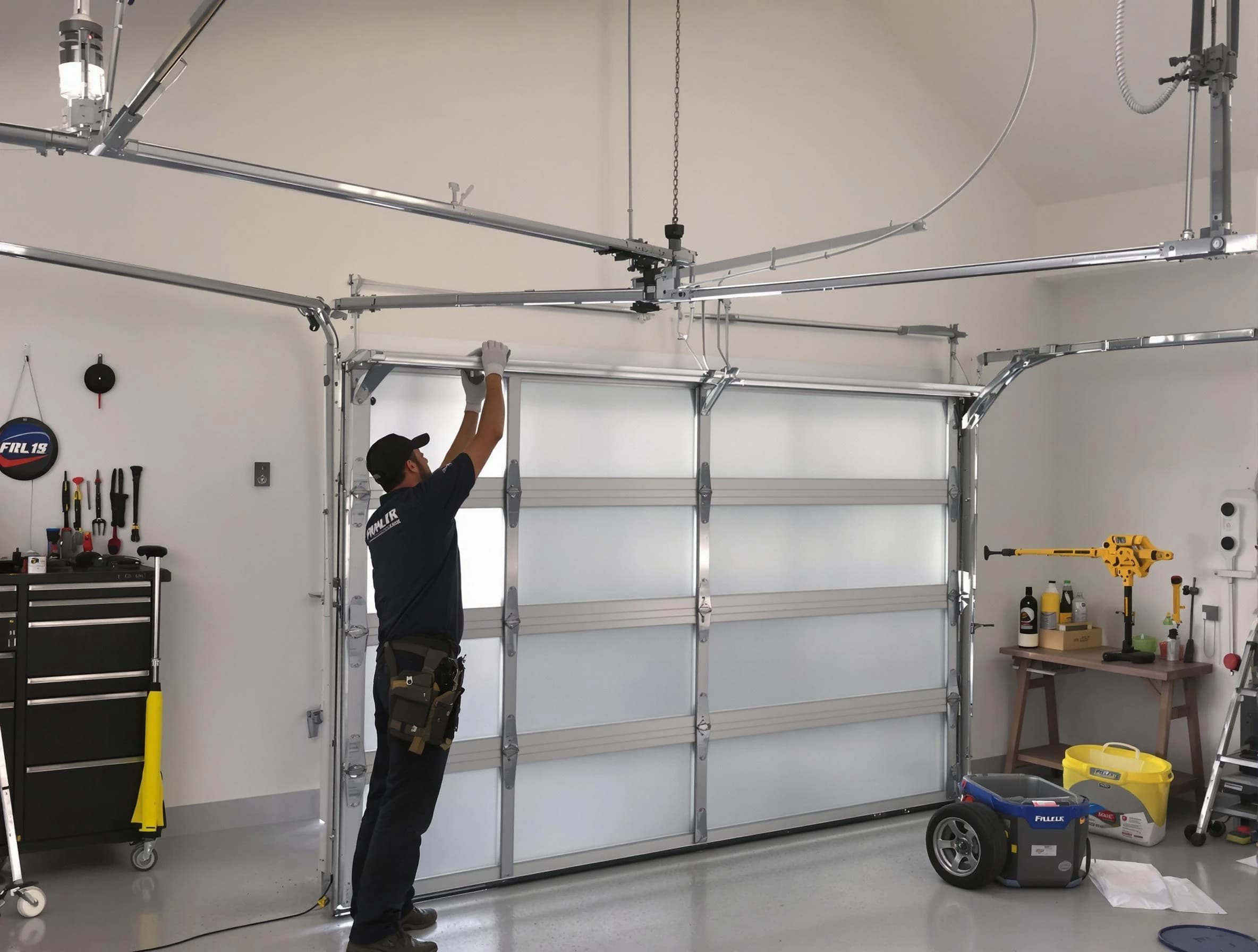 Brentwood Garage Door Repair certified team performing precision garage door installation in Brentwood