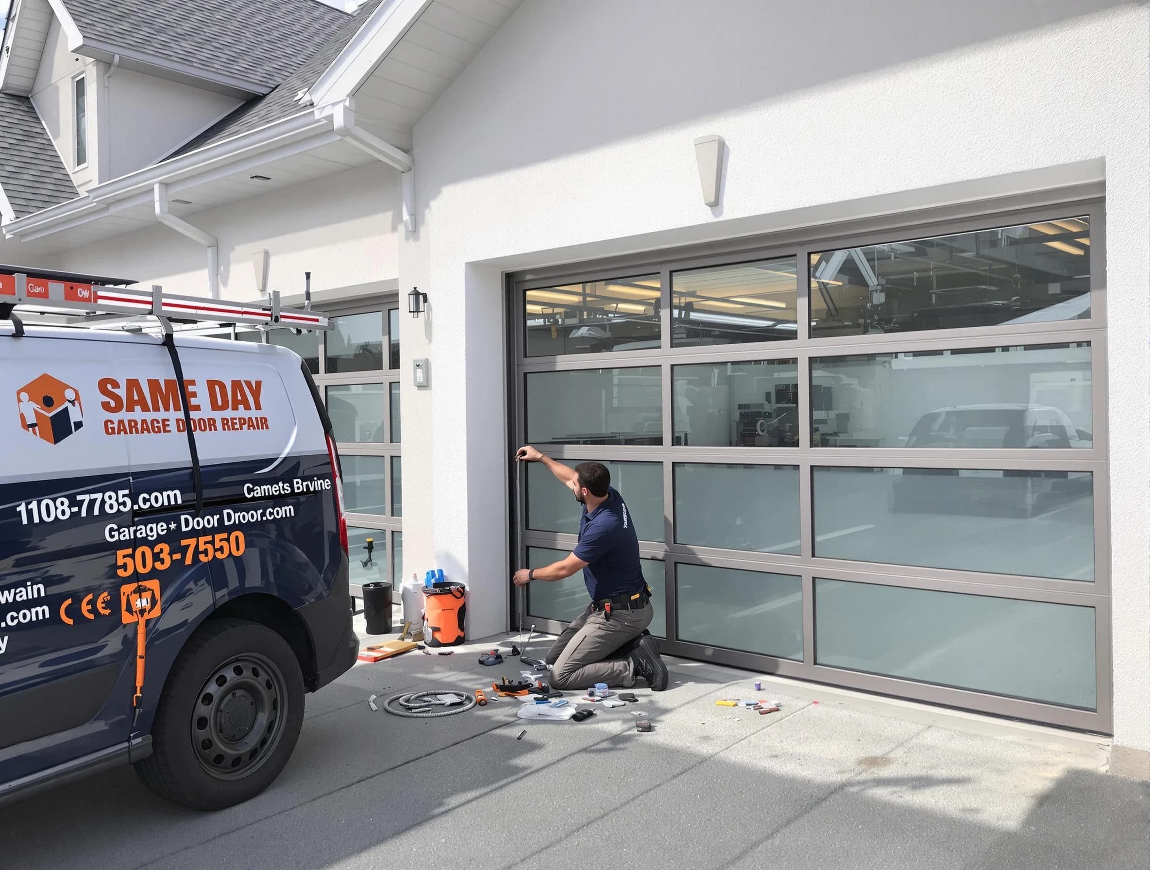 Same-day garage door repair service by Brentwood Garage Door Repair in Brentwood