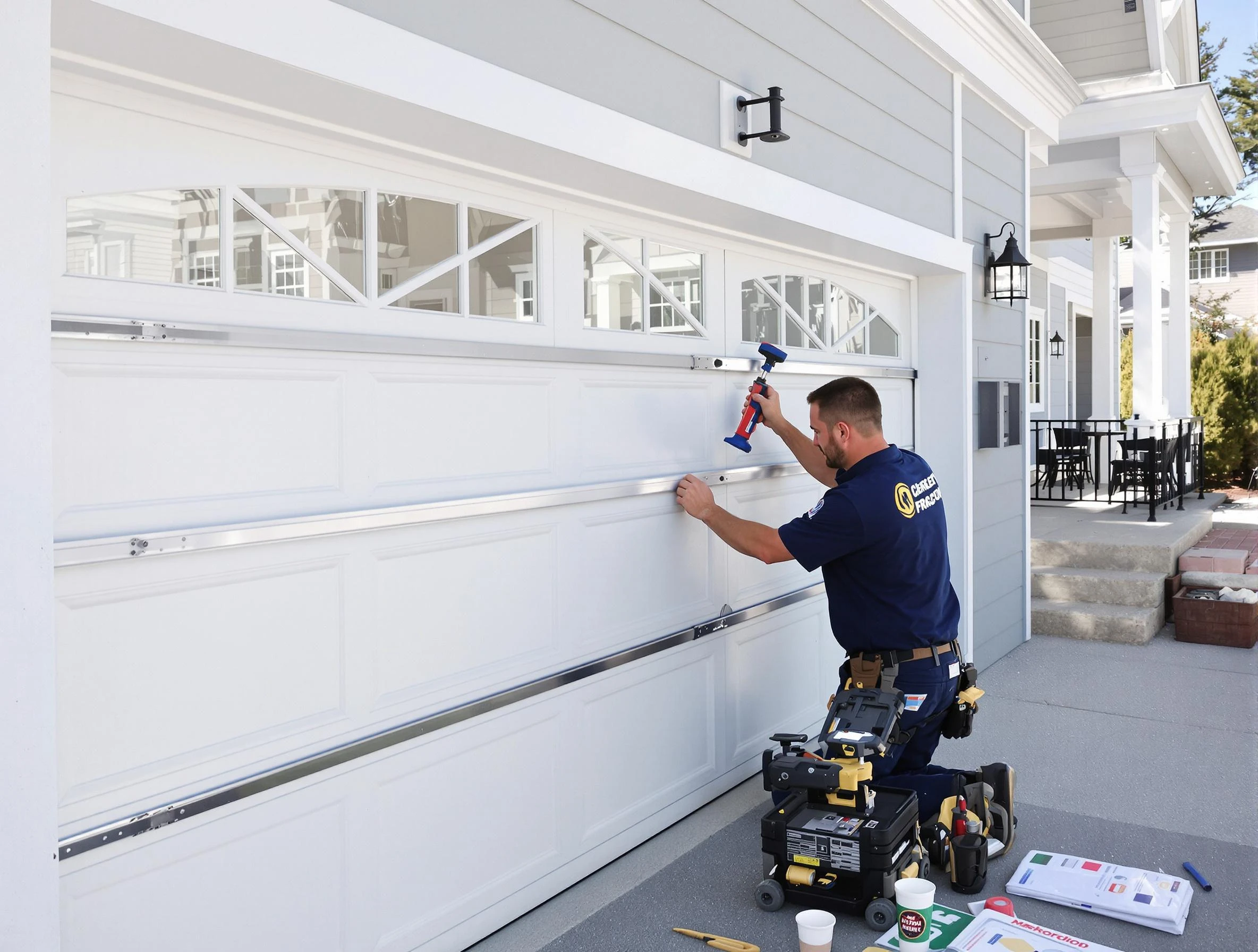 Professional garage door installation by Brentwood Garage Door Repair in Brentwood